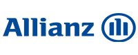 Logo da Allianz com fonte azul