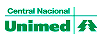 Logo da Central Nacional Unimed com fonte verde