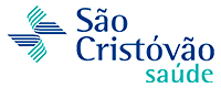 Logo do São Cristóvão Saúde com fonte azul