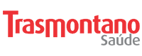 Logo da Trasmontano Saúde com fonte vermelha